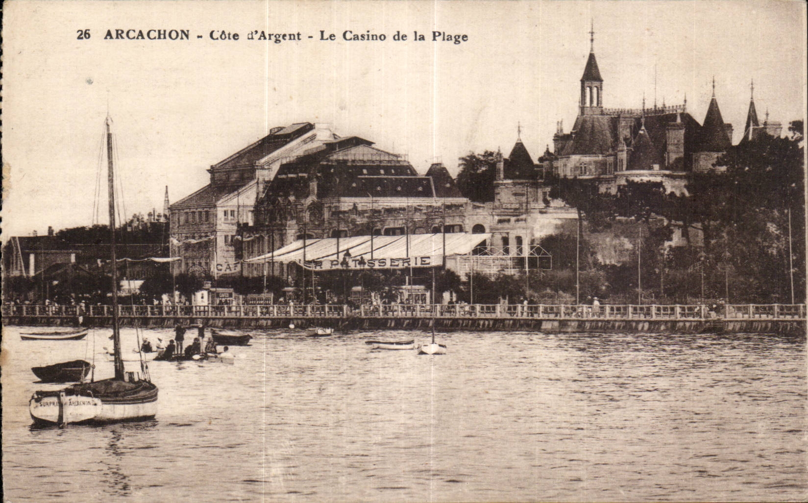 CPA Arcachon Cote d argent Le casino de la plage