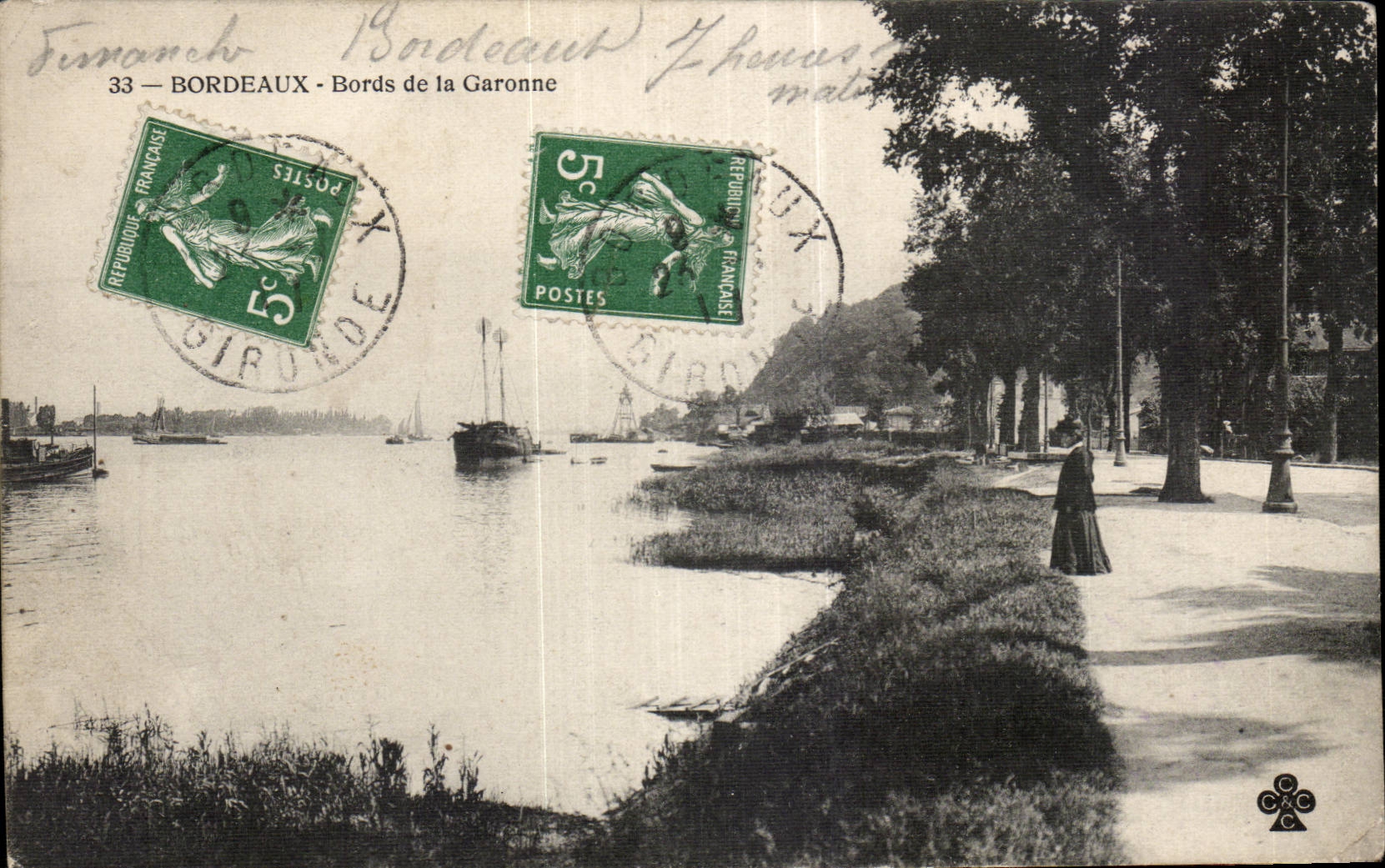 CPA Bordeaux Bords de la Garonne