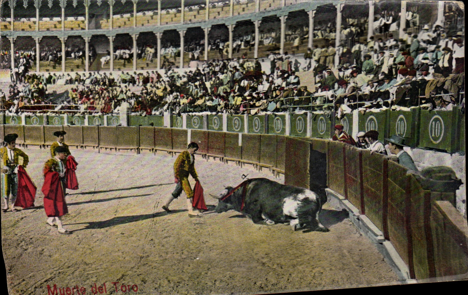 CPA Corrida Taureau Muerte del Toro