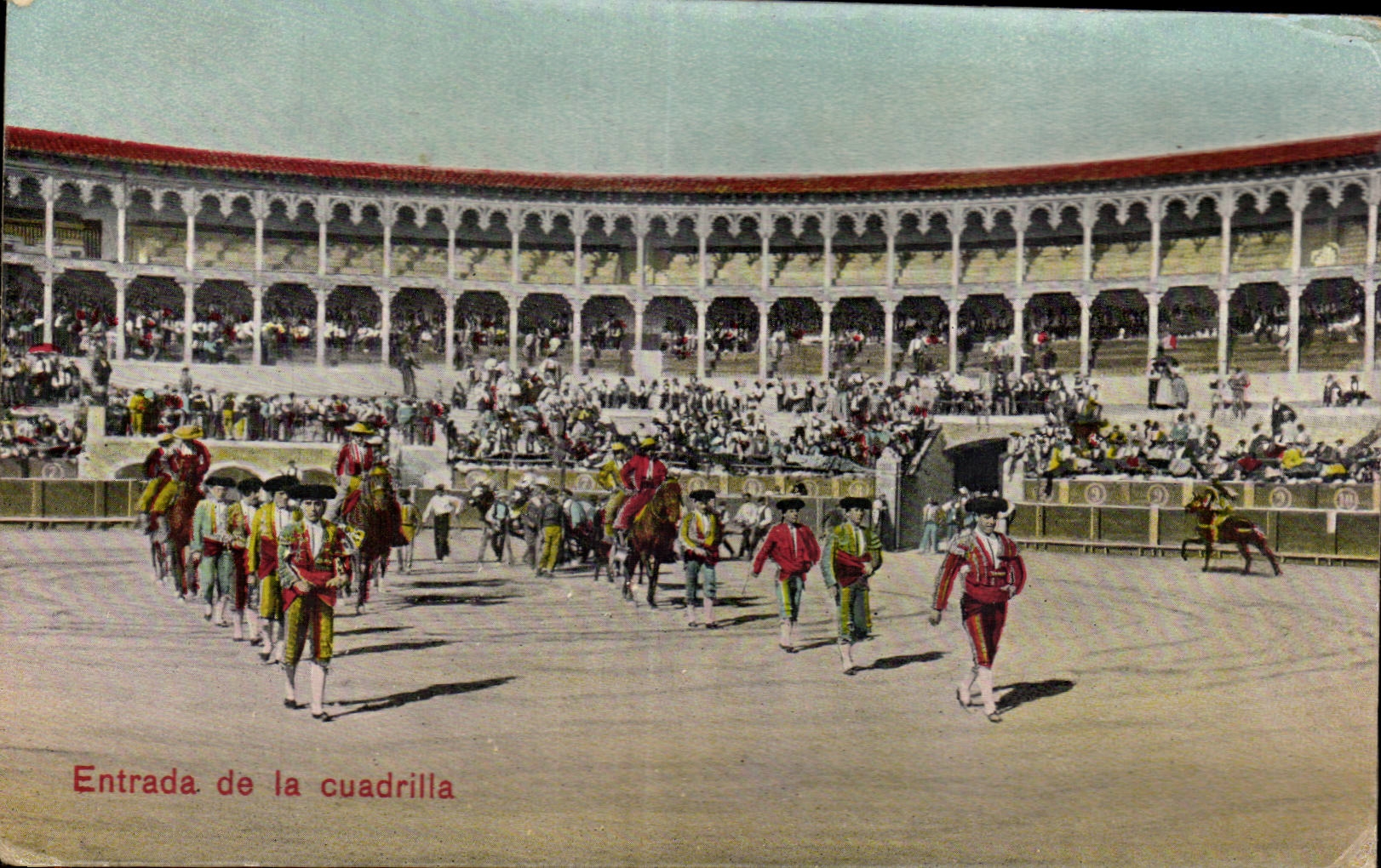 CPA Corrida Taureau Entrada de la cuadrilla