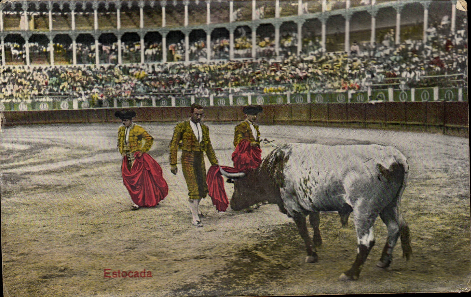 CPA Corrida Taureau Estocada