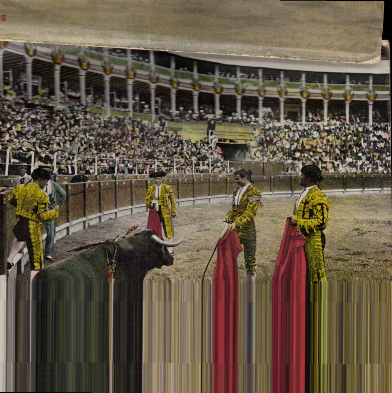 CPA Corrida Taureau La Puntilla