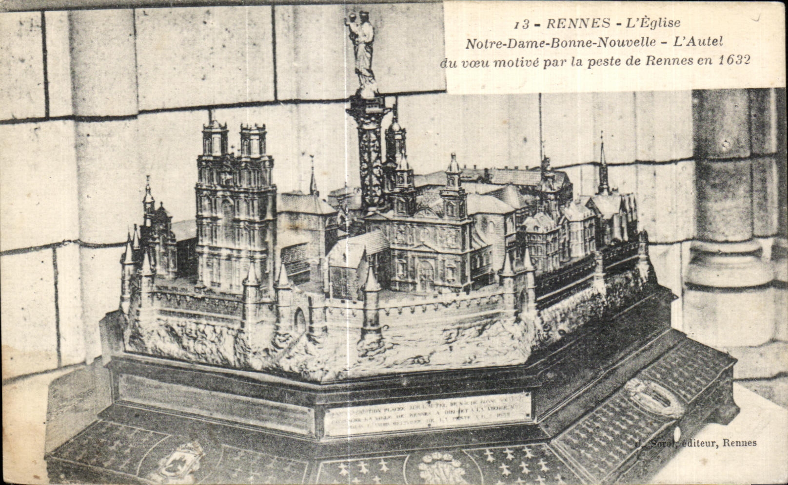 CPA Rennes L Eglise Notre Dame Bonne Nouvelle l Aute