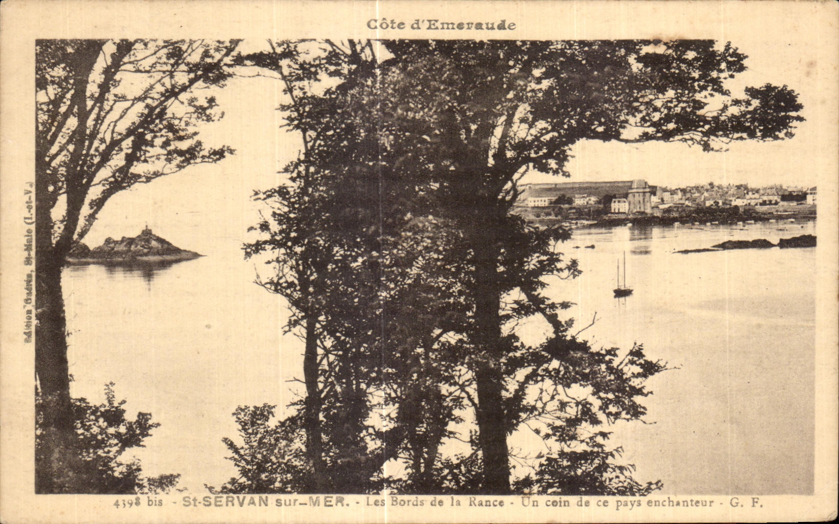 CPA Saint Servan sur Mer Les bords de la Rance