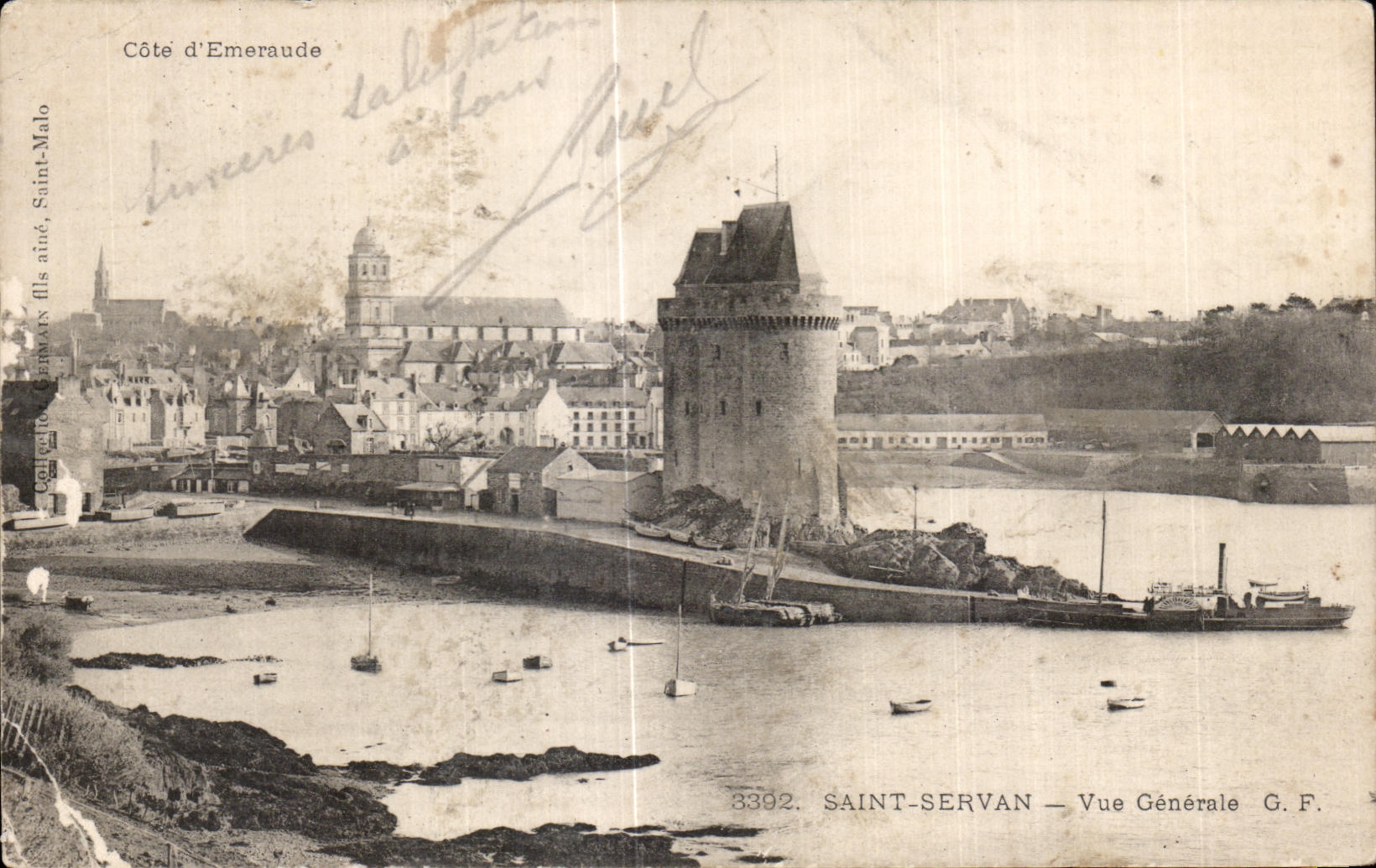 CPA St Servan Vue Generale