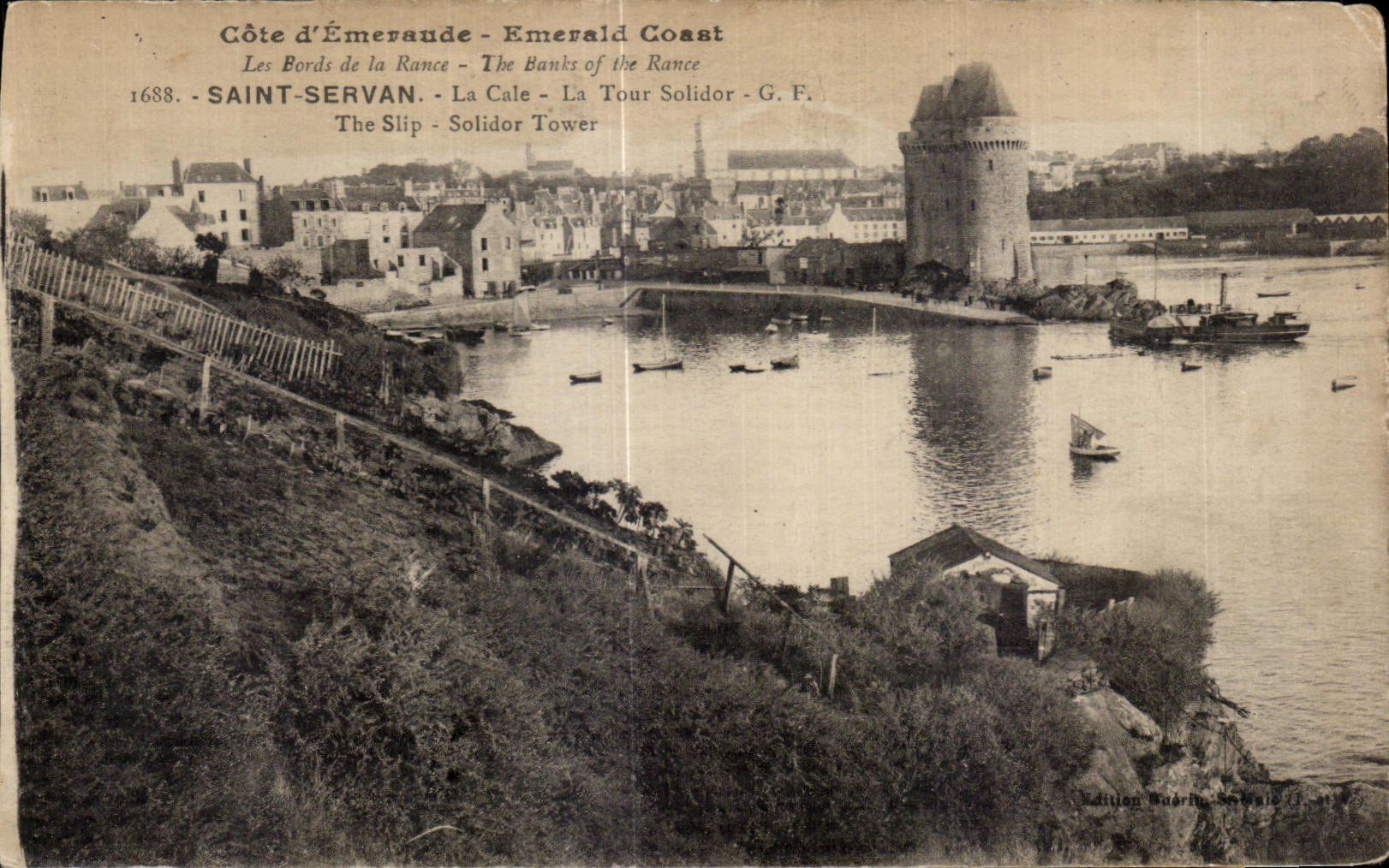 CPA St Servan La Cale La Tour Solidor The Silp Solidor Tower