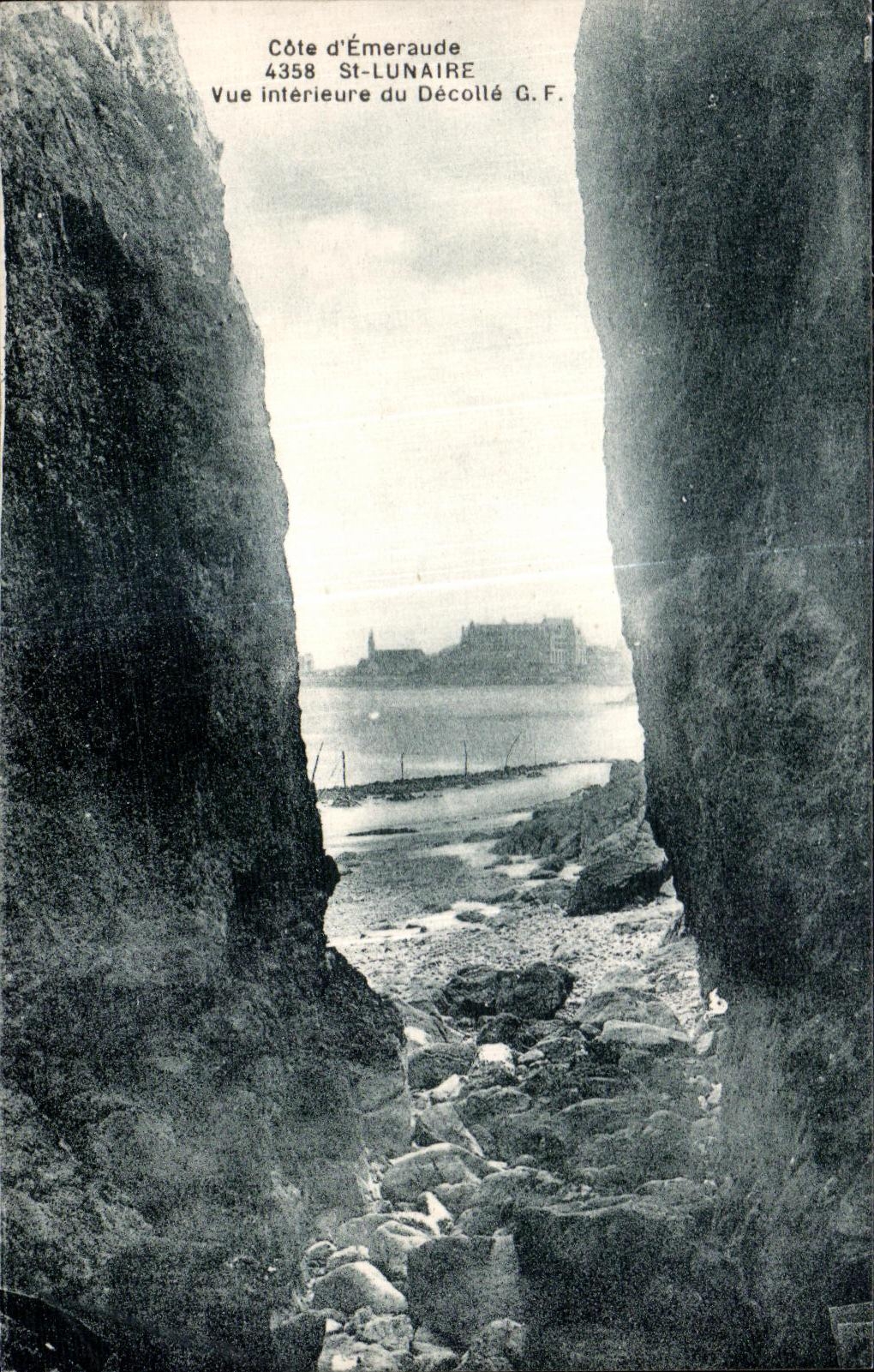 CPA Cote Emeraude Lunar St Seen Interior of Takes off