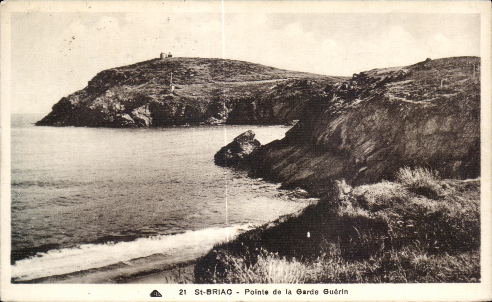 CPA St Briac Pointe de la Garde Guerin