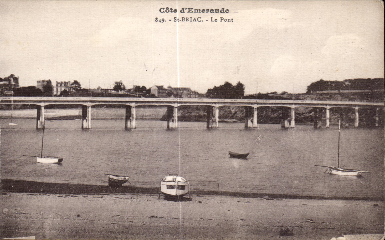 CPA St Briac Le Pont Cote D Emeraude
