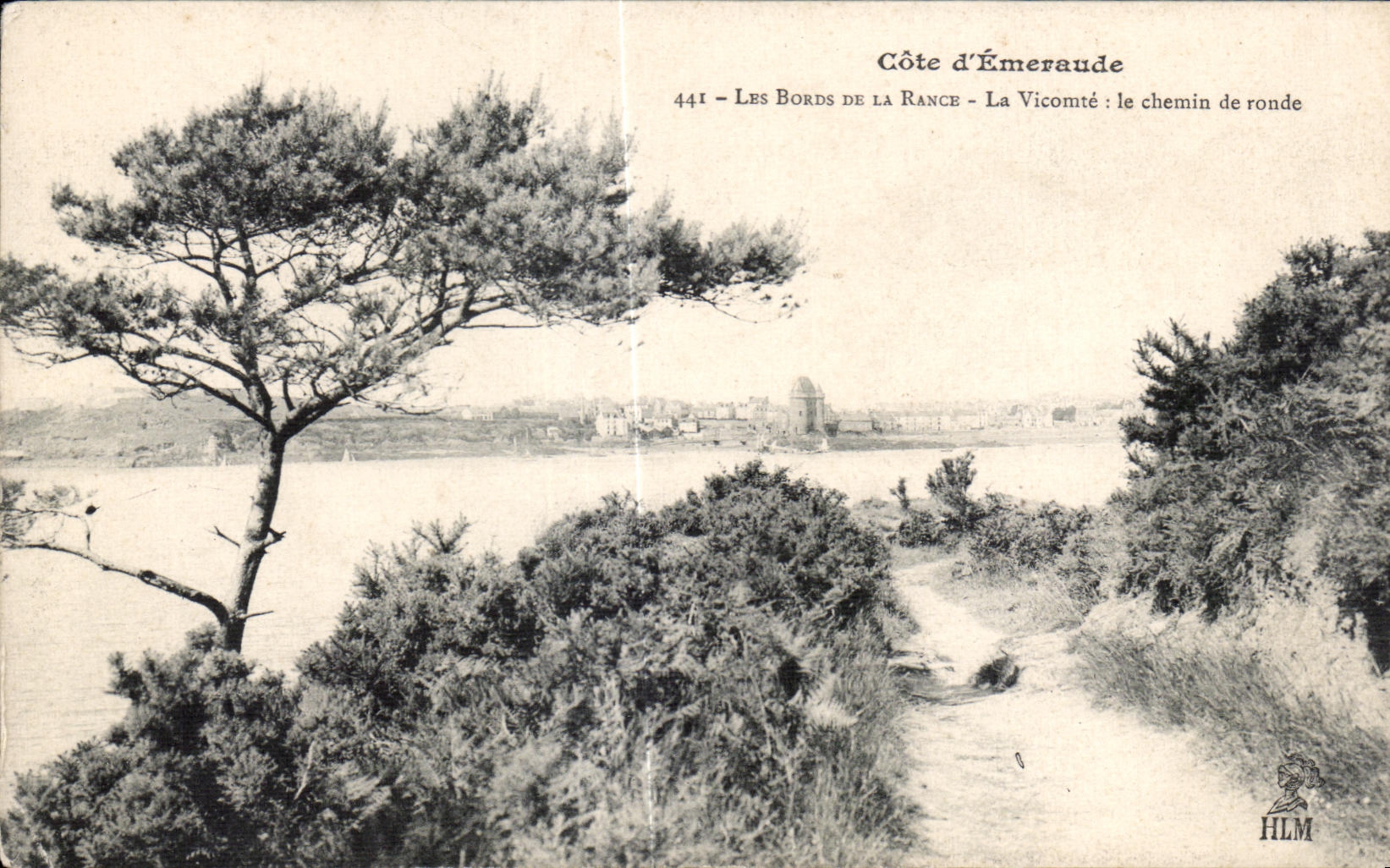 CPA dimensiona Emeraude los bordes de Rarce el vizconde la manera cubierta