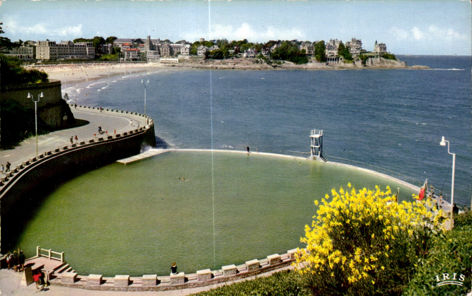CPA Dinard Cote D Emeraude La plage de I Ecluse la piscine