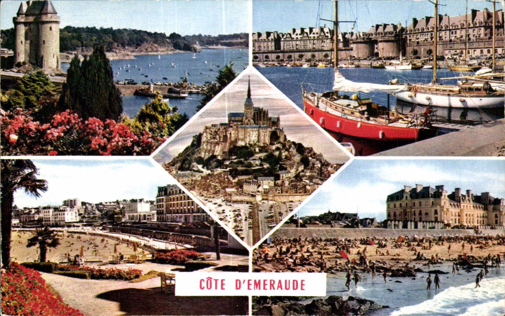 CPA Cote d Emeraude St Servan St Malo Le Mont St Michel Dinard Parame