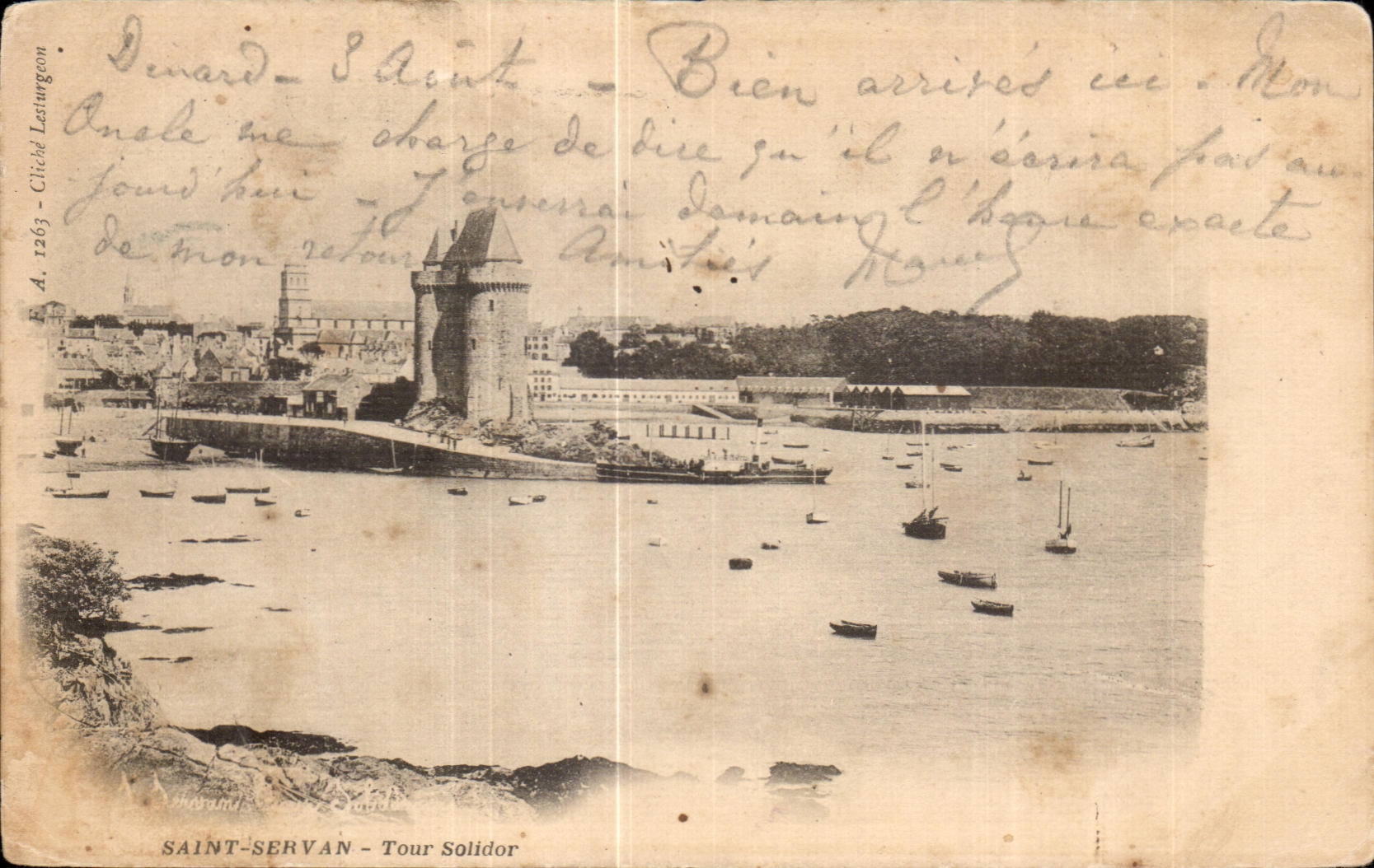 CPA Saint Servan Tour Solidor