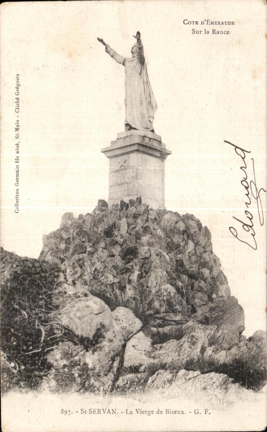 CPA Cote d Emeraude Sur La Rance St Servan La Vierge de Bizeux