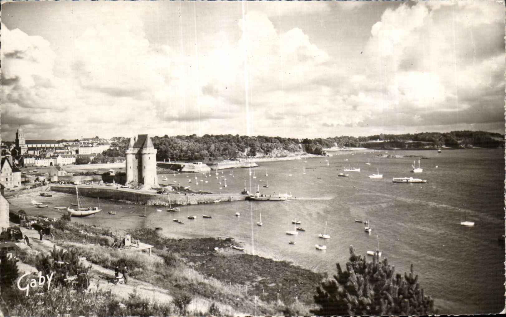 CPA Saint Servan Tour Solider et le Port