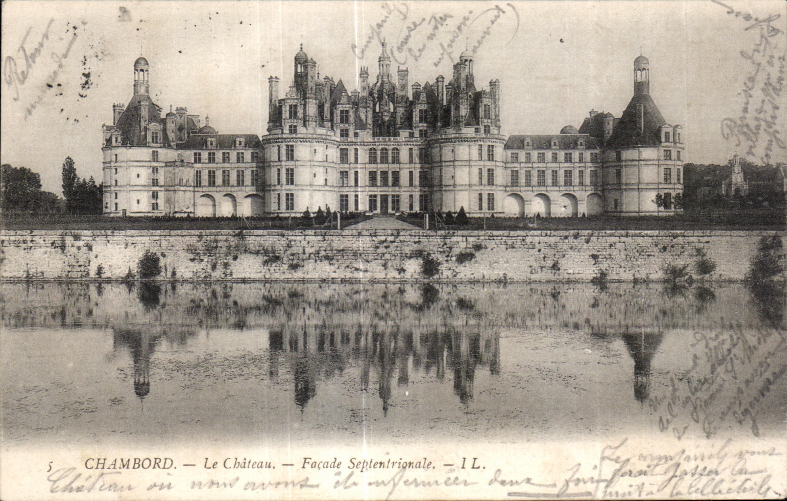 CPA Chambord Le Chateau Focade Septentrionale