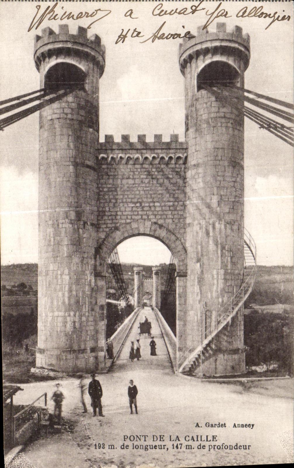 CPA Pont De la Caille de Longueur de profondeur