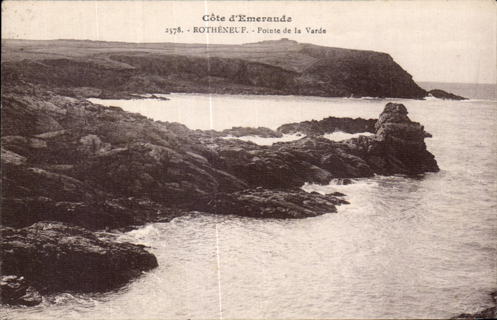 CPA Cote D Emeraude Rotheneuf Pointe de la Varde
