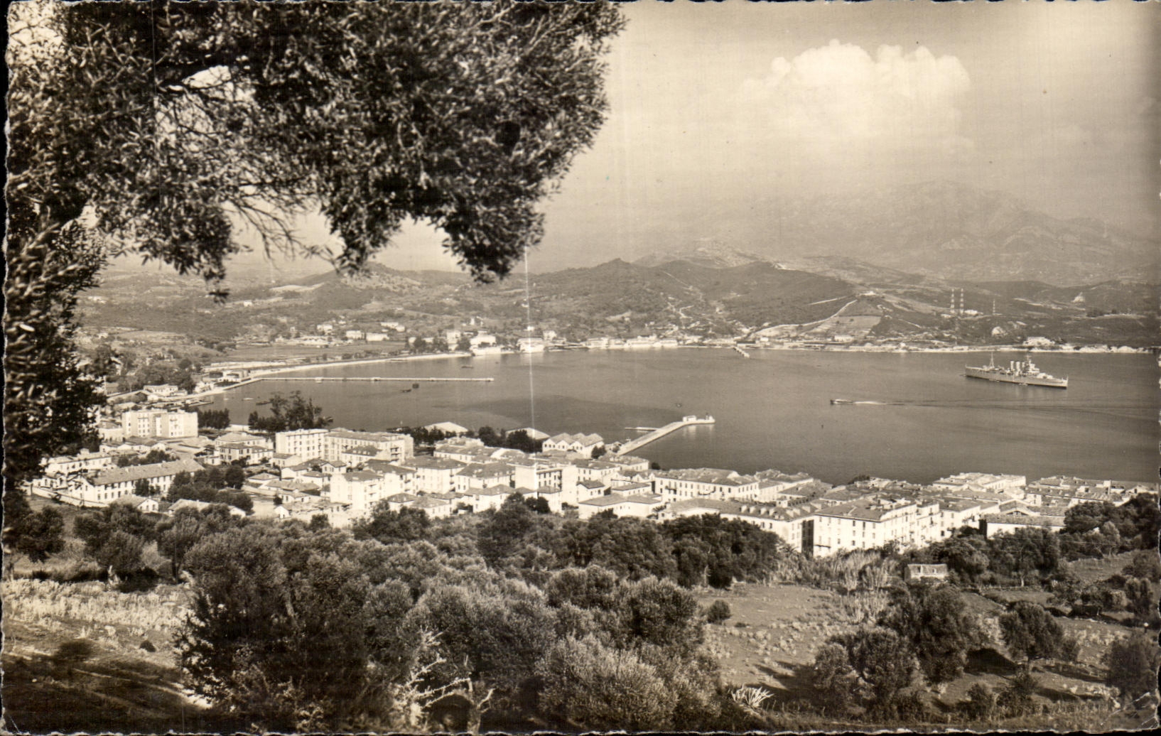 CPA Ajaccio (Corsica) the Bay Ajacclo View