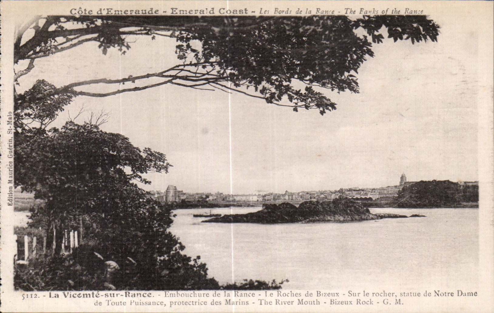 CPA Viconte en la boca rancia de rancio las rocas de Bizeux