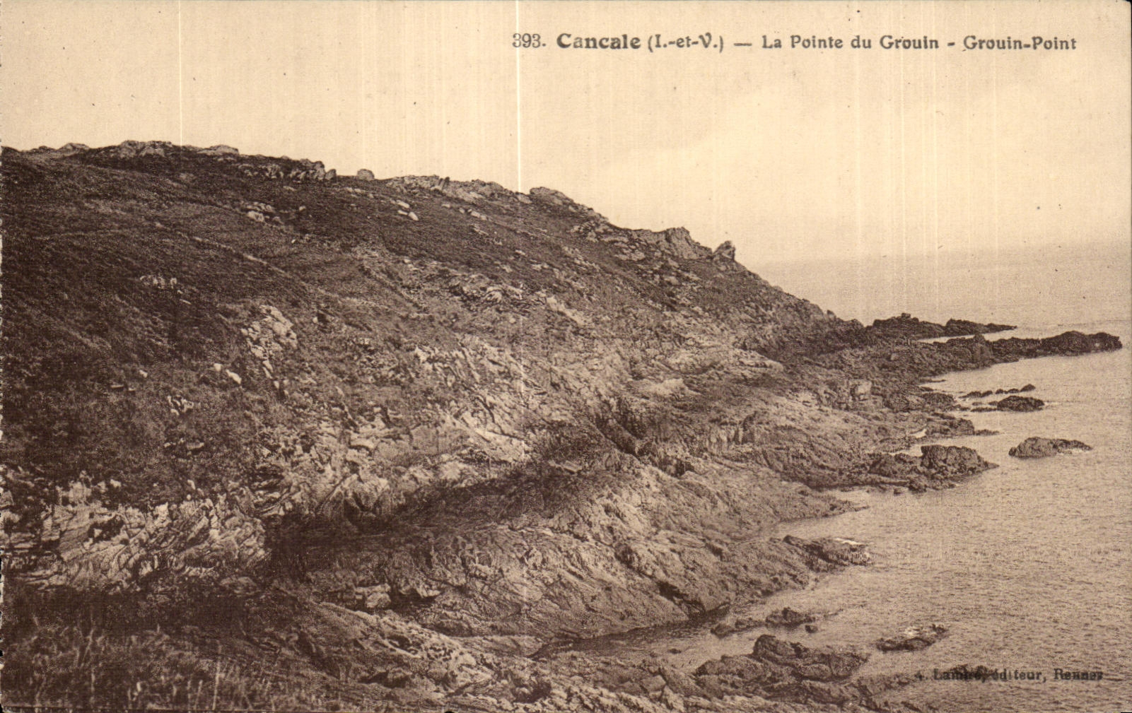 CPA Cancale the Point of Grouin Grouin Not
