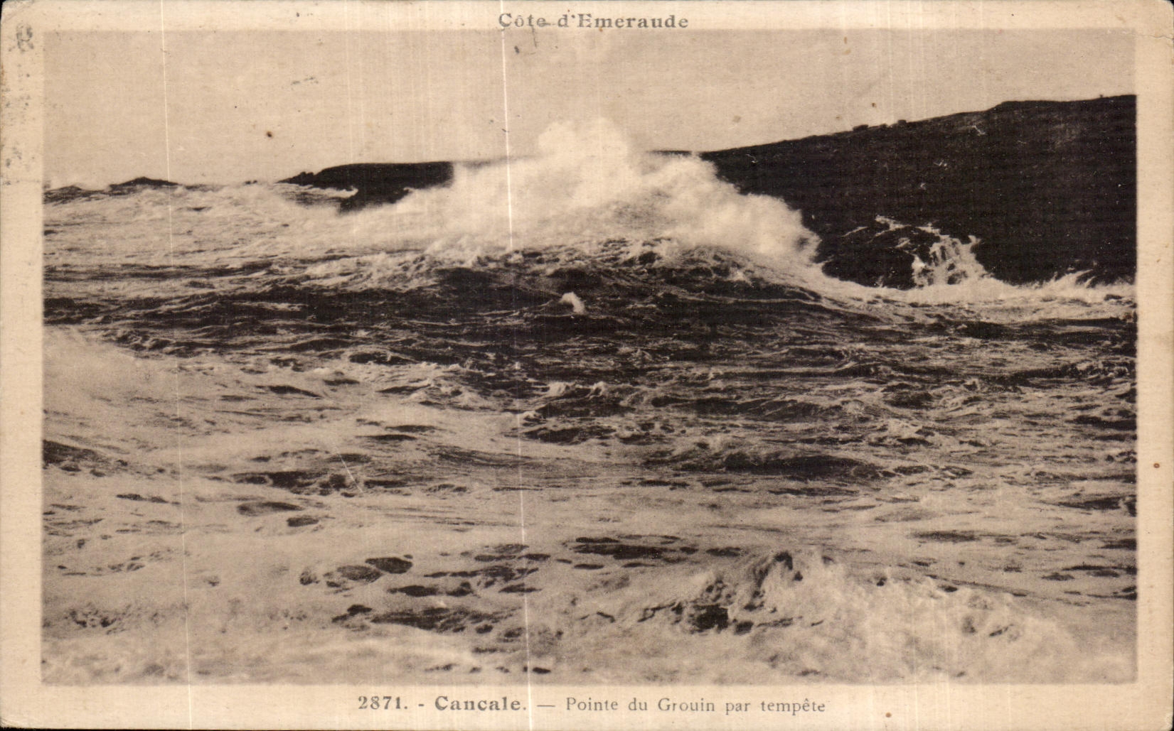 CPA Cancale Points of Grouin by storm