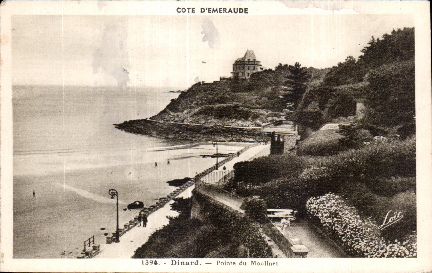 CPA Cote D Emeraude Dinard Pointe du Moulinet