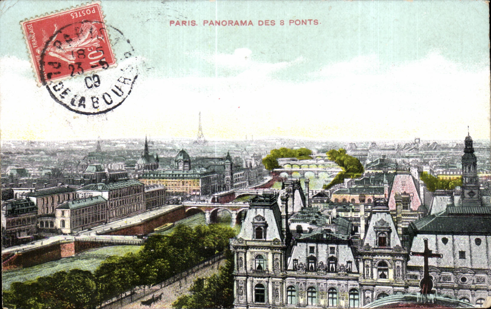 CPA Paris Panorama Of the Bridges