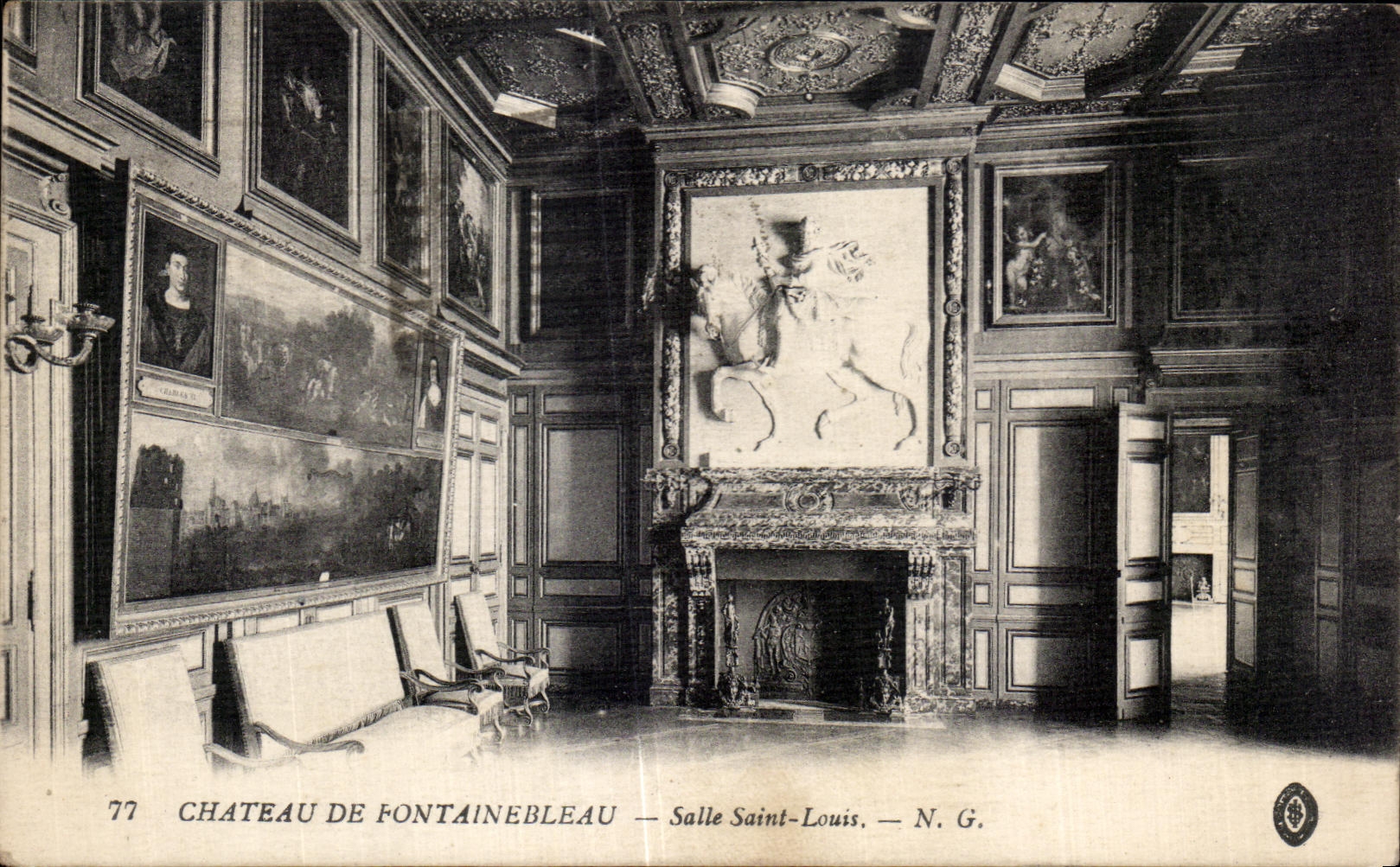 CPA Chateau de Fontainebleau Salle Saint Louis