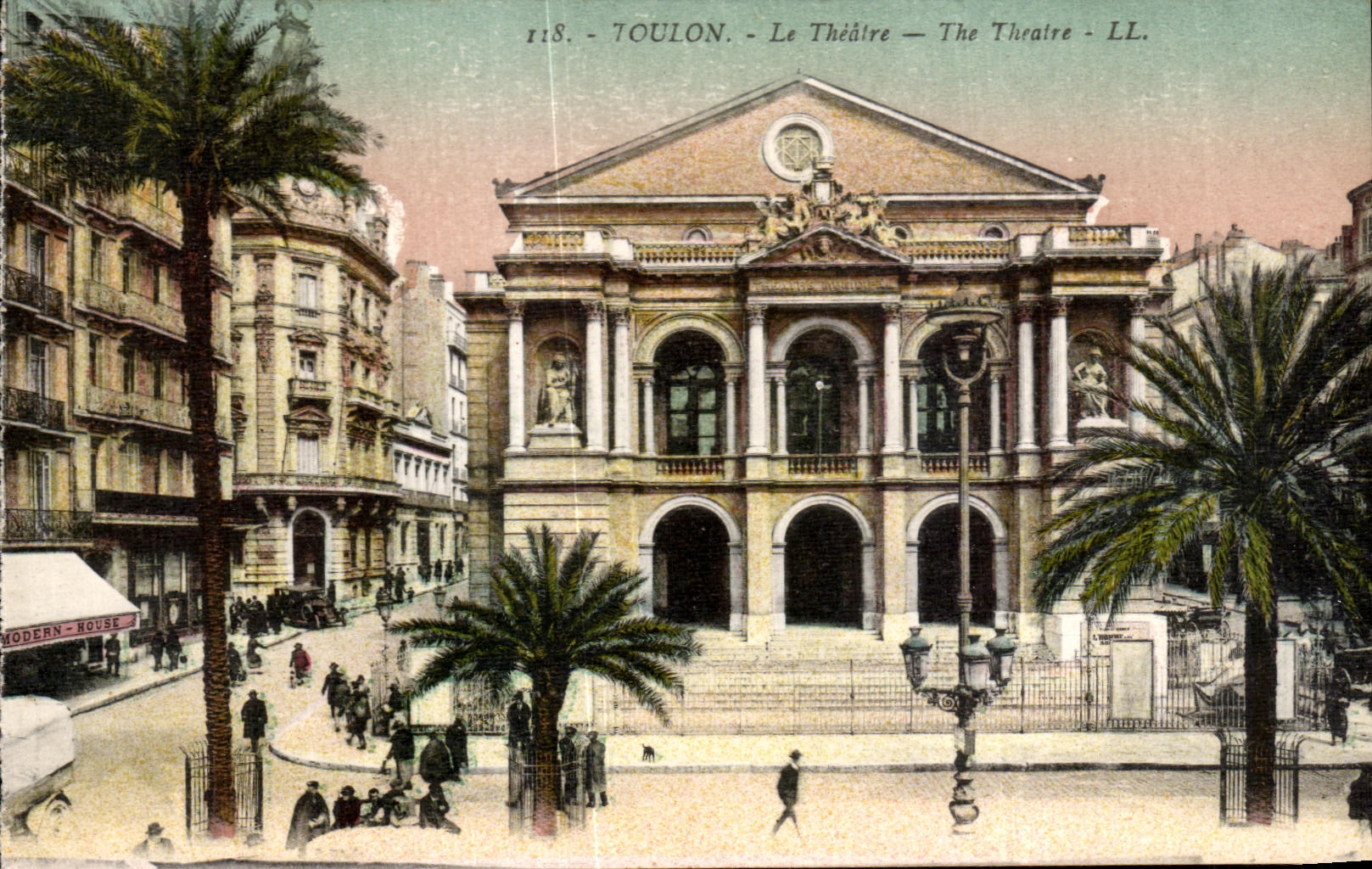 CPA Toulon the Theater The Theater