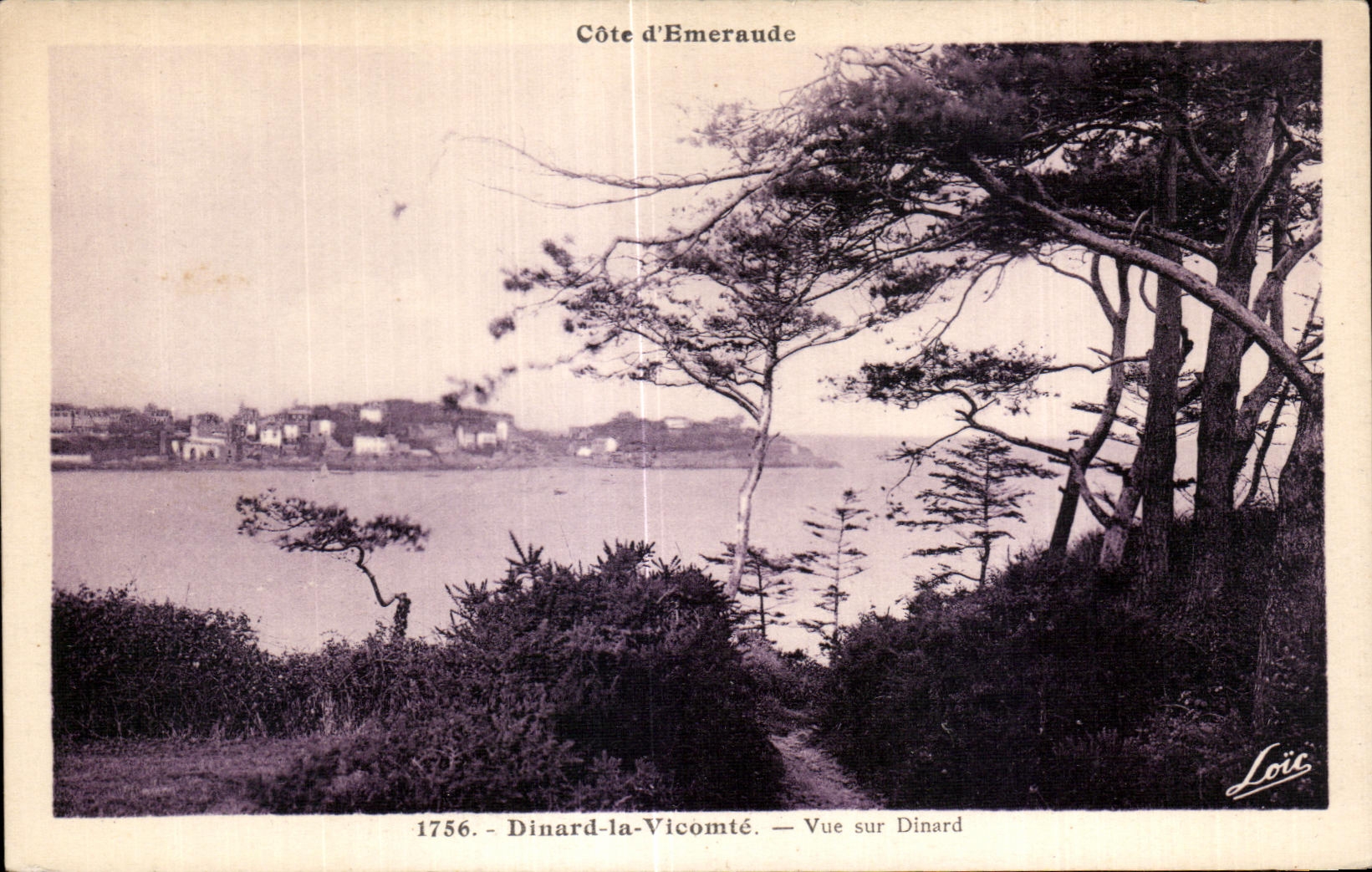 CPA Dinard La Vicomte Vue sur Dinard