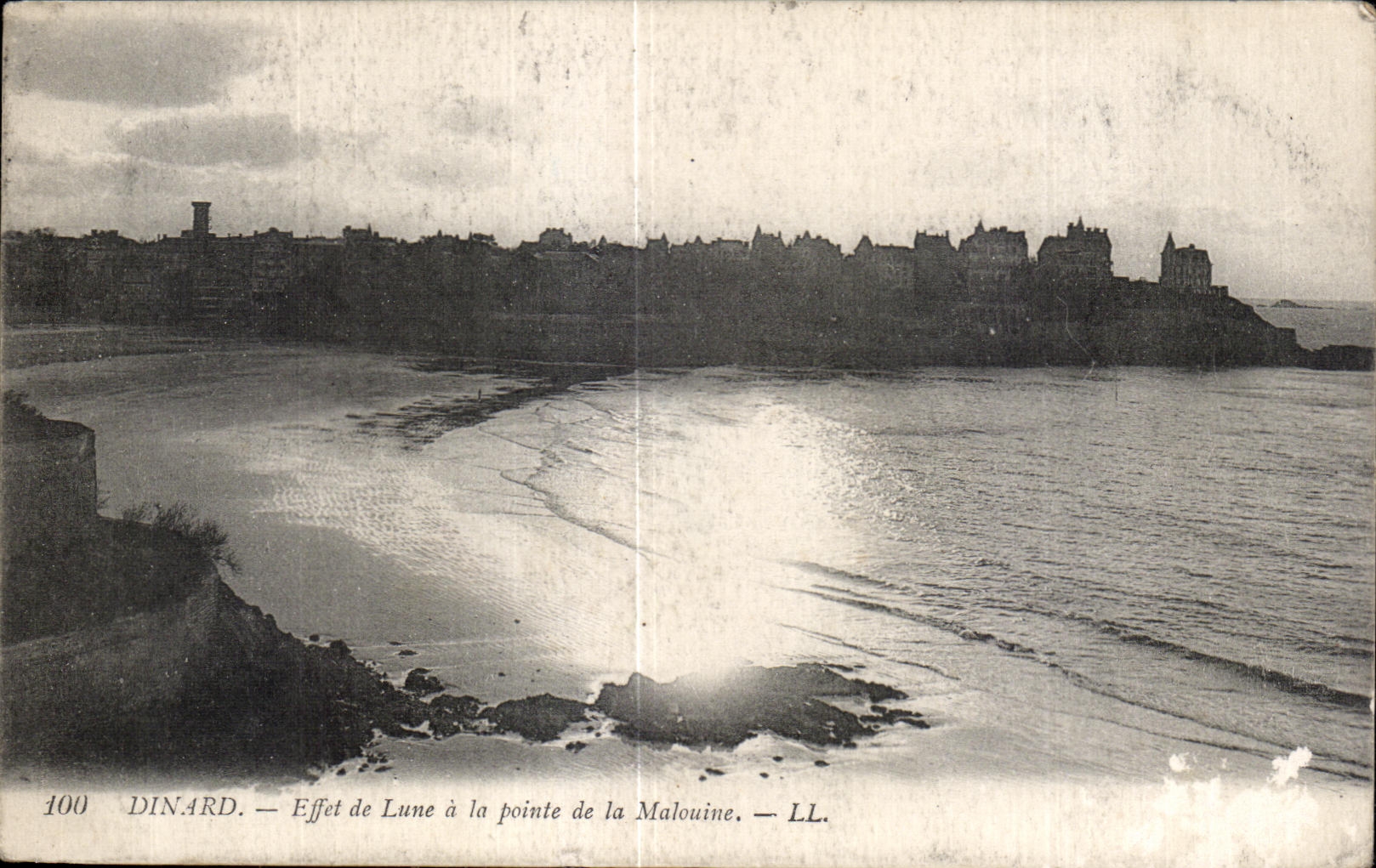 CPA Dinard Effet de Lune a la pointe de la Maloune