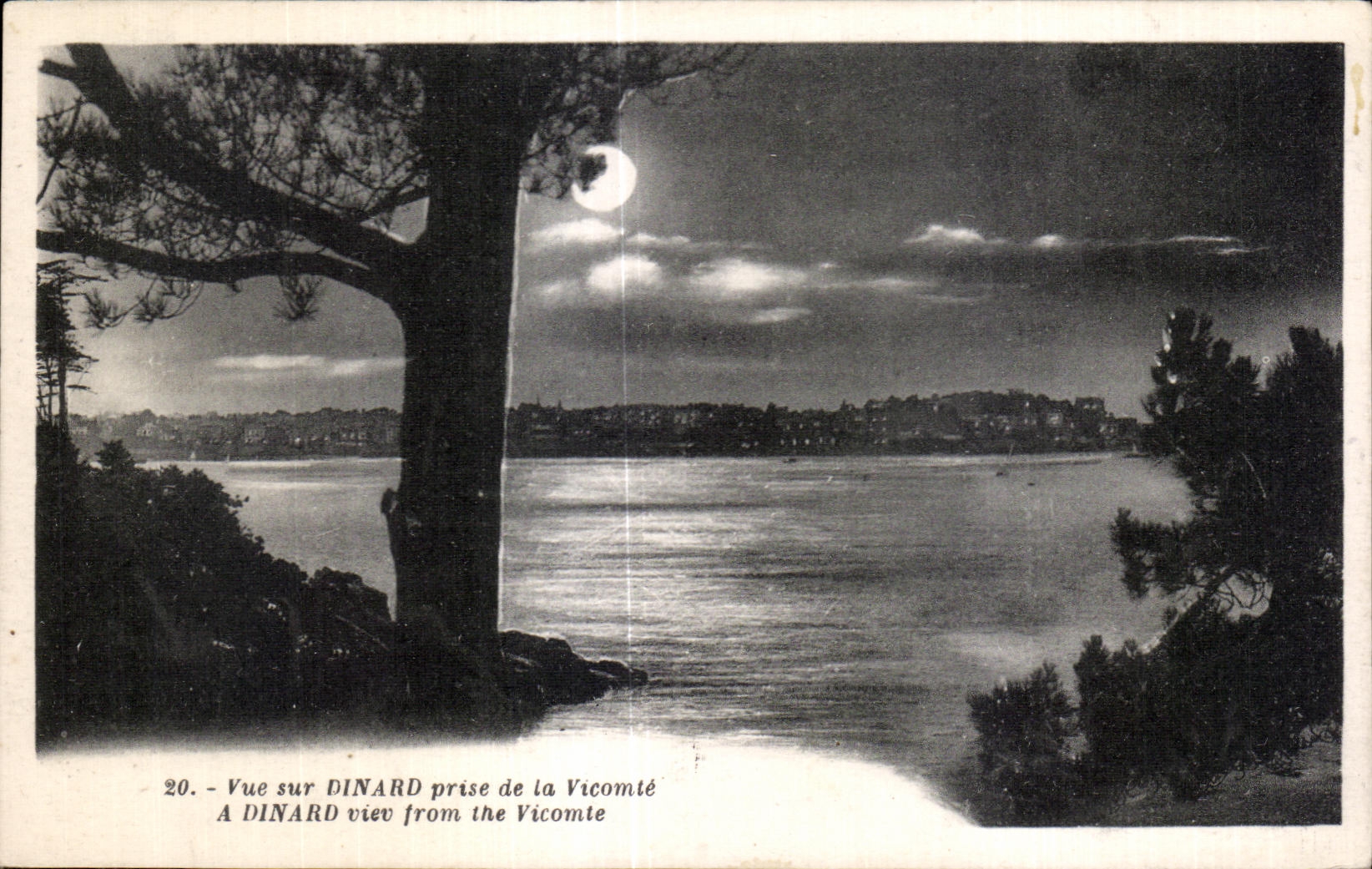 CPA Vue Sur Dinard prise de la vicomte A Dinard view from the vicomie