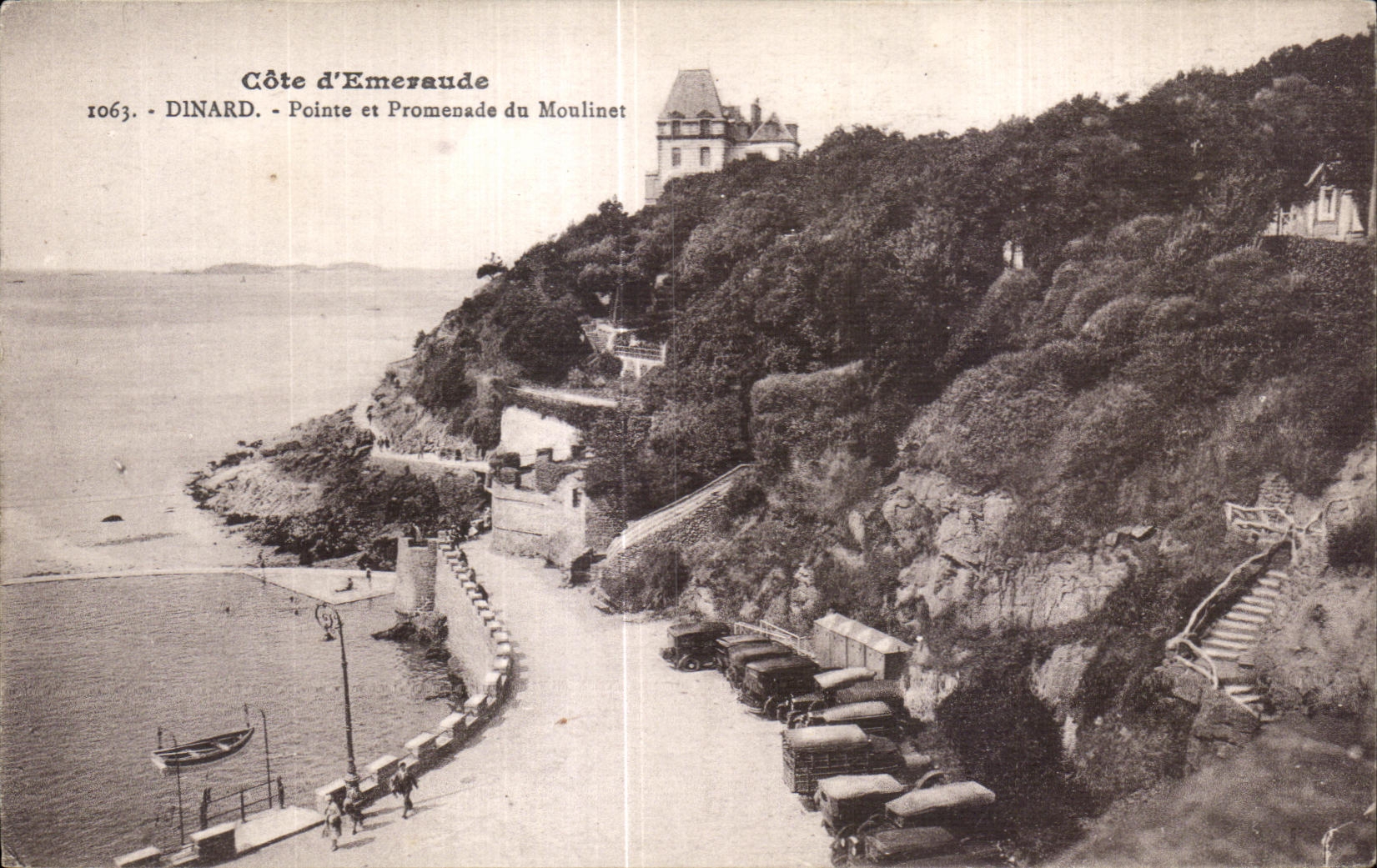 CPA Dinard Pointe et Promenade du Moulint