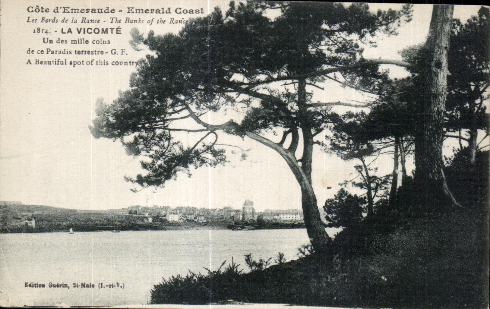 CPA el vizconde uno de las mil esquinas de este paraiso terrestre