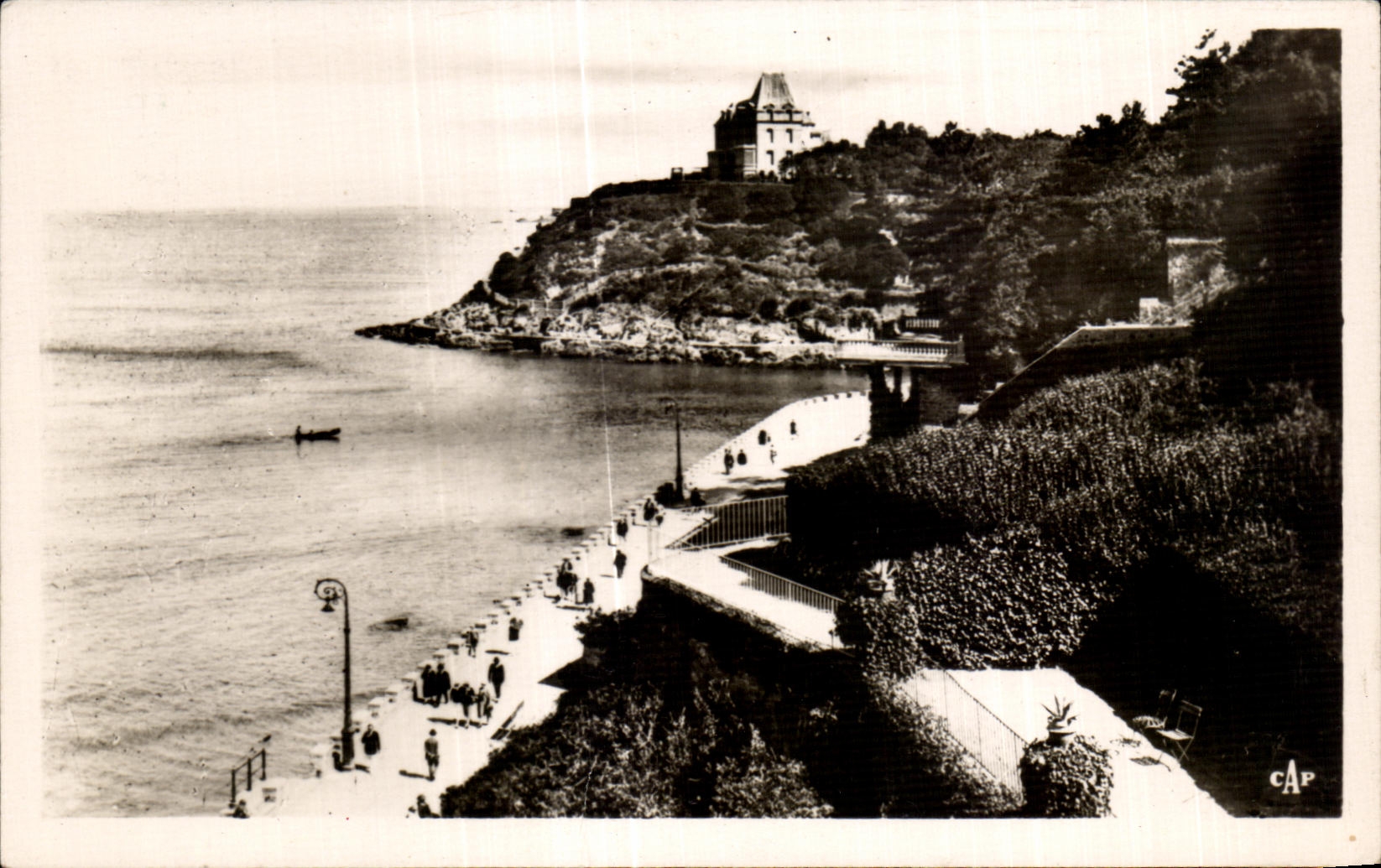 CPA Dinard La Promenade des Alies et la Pointe du Moulinet