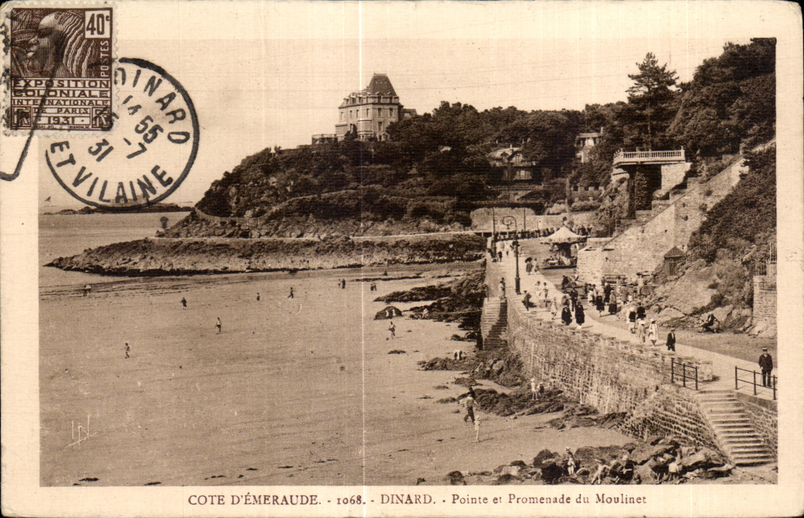 CPA Dinard Pointe et Promenade du Moulinet