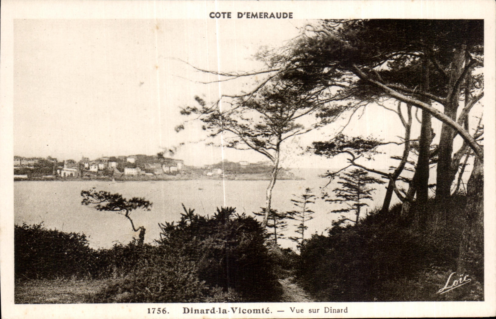 CPA Dinard la Vicomte Vue sur Dinard