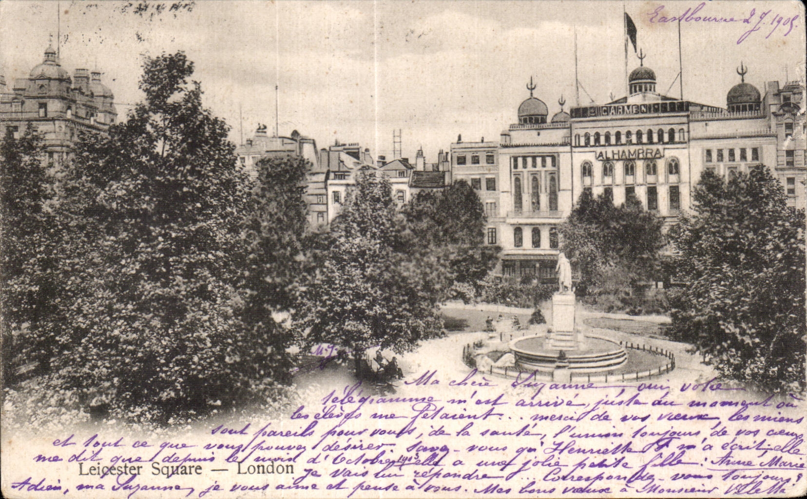 CPA BLondon Leicester Public garden
