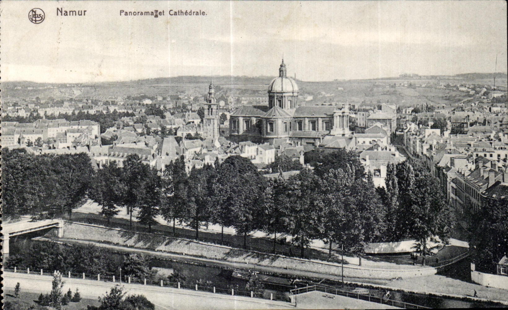 CPA Namur Panorama and Cathedrale