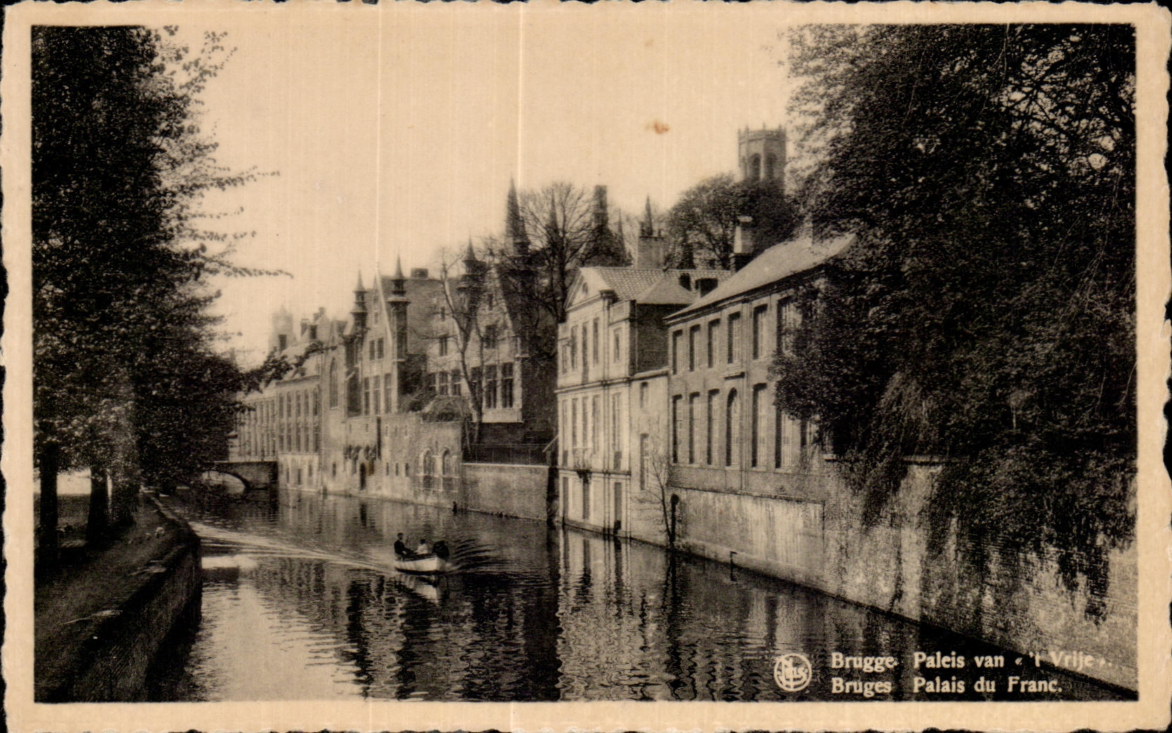 CPA Bruggge Palate of the Franc