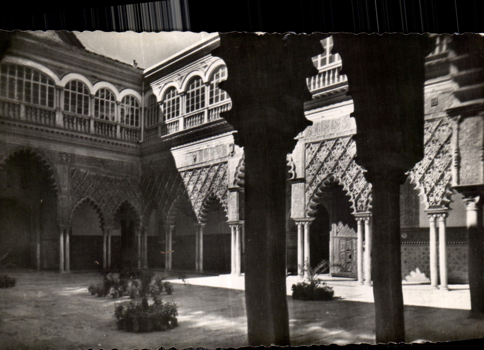 CPA Sevilla Reales Aleazares Patio of mow Doncellas