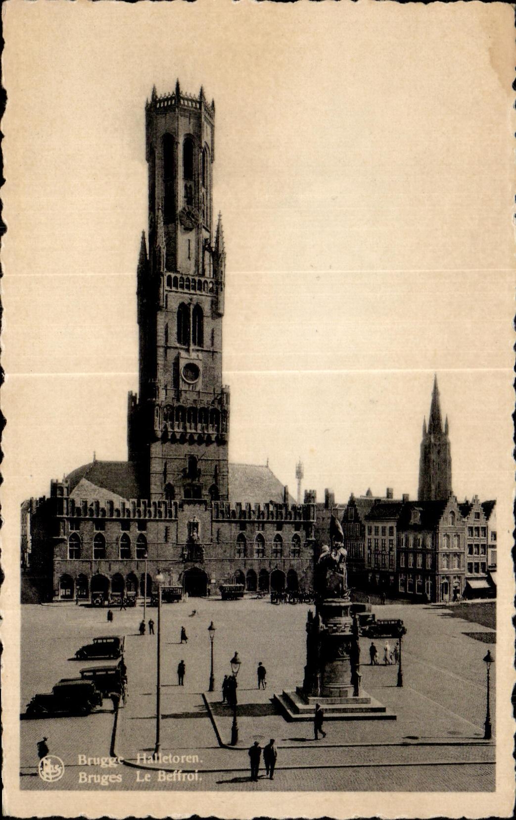 CPA Brugge Halletoren Bruges Beffrol