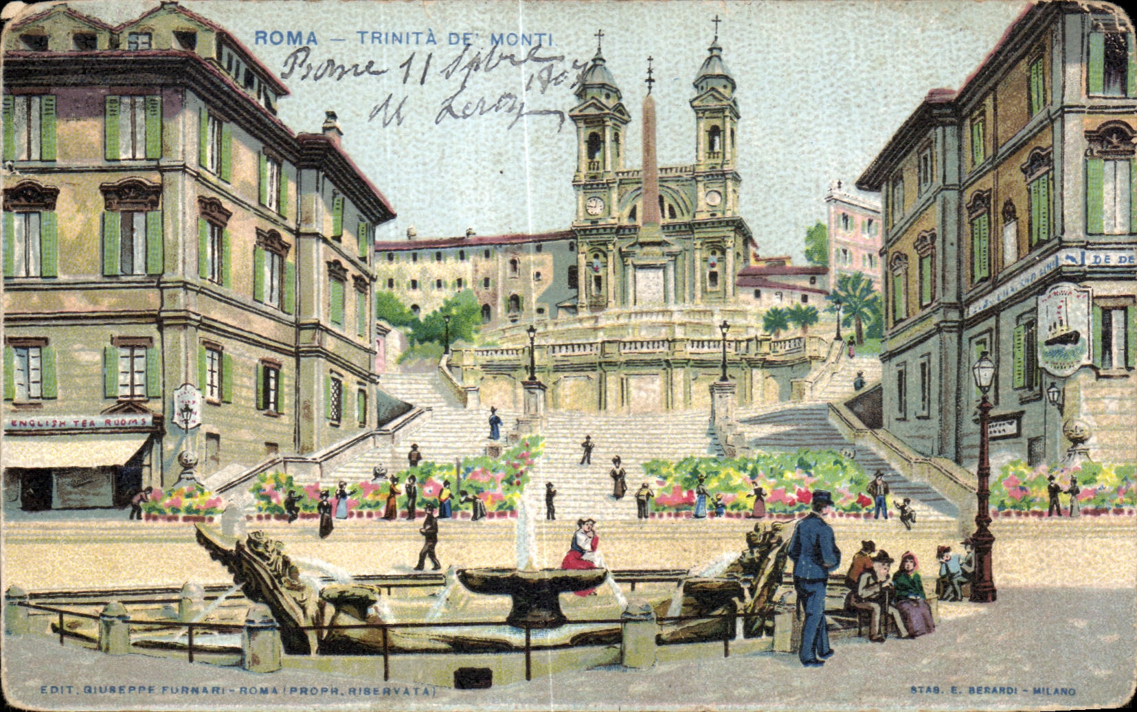 CPA Roma Trinita De Monti