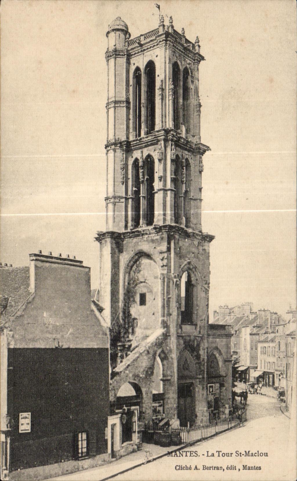 CPA Mantes La Tour St Maclou Chebe Bertran edit Mantes