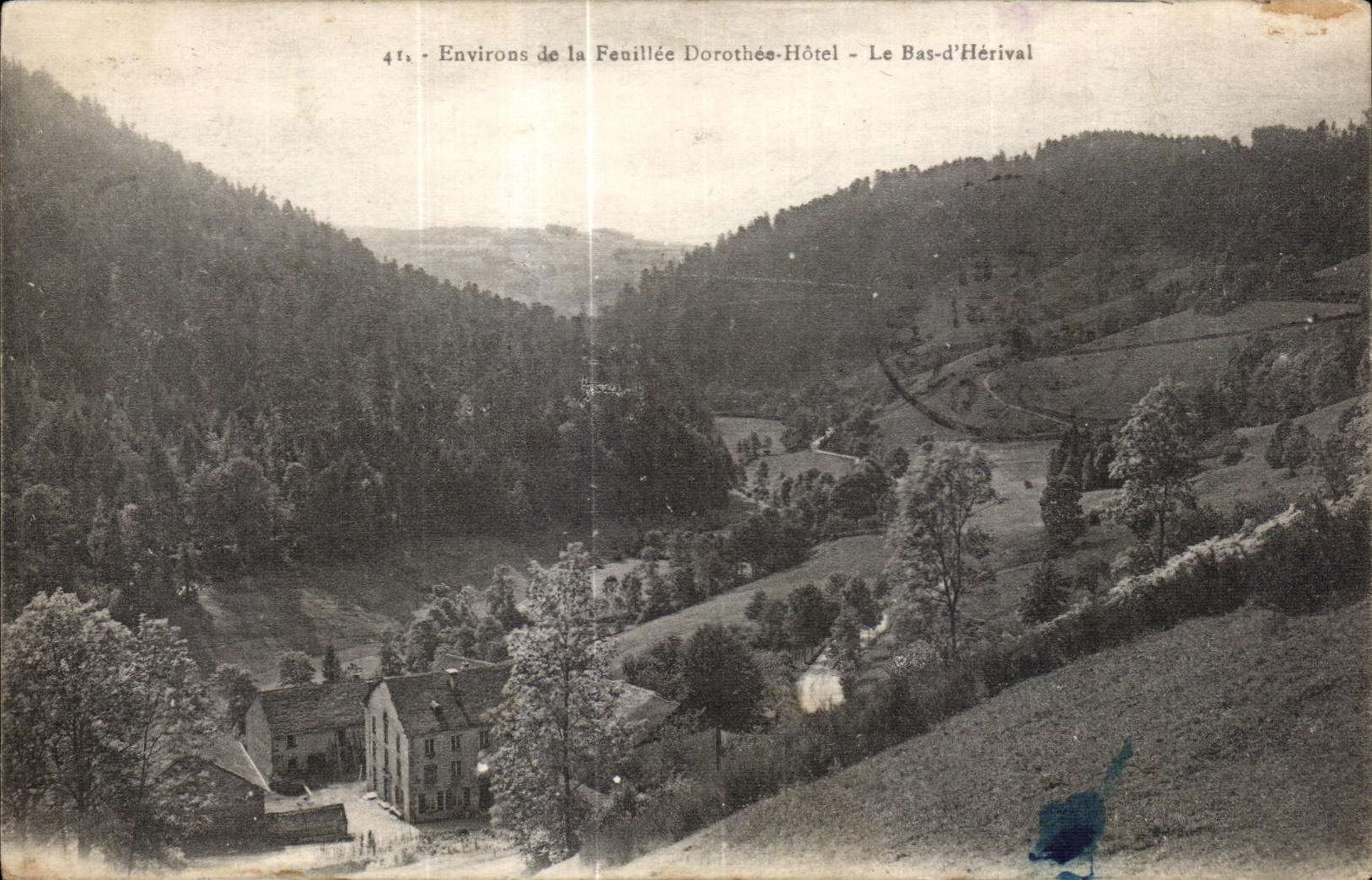 CPA Environs de la Feuille Dorothee Hotel Le Bas d Herival