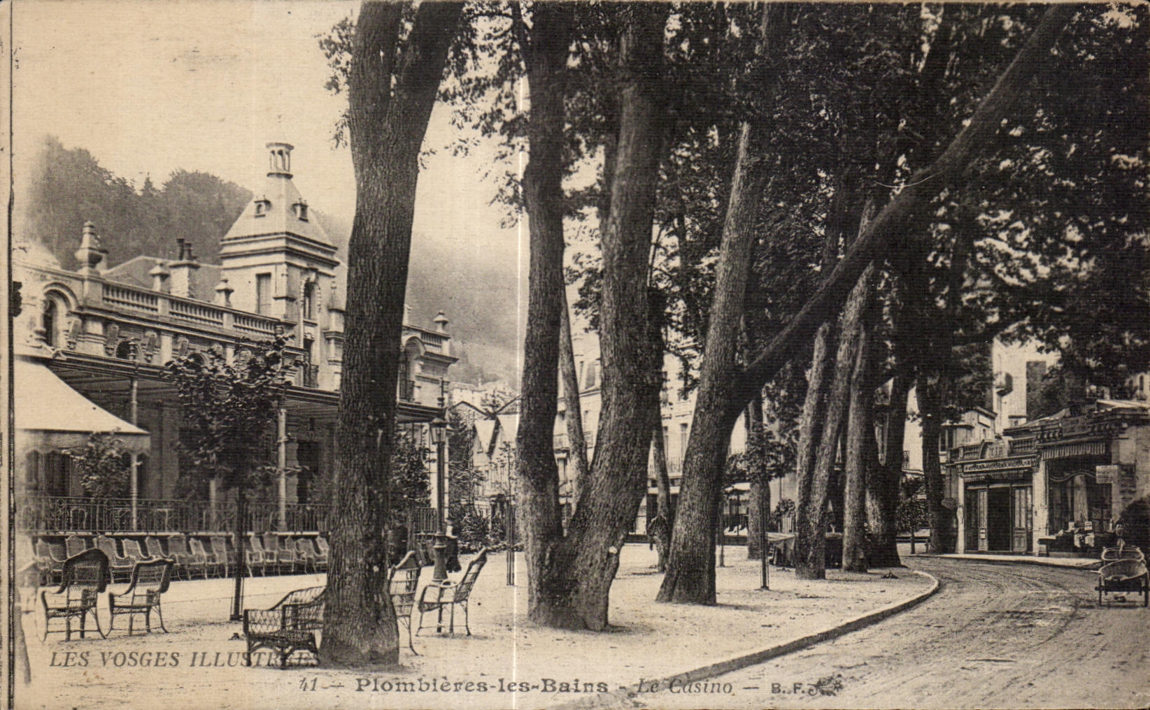 CPA Les Vosges Illustrees Plombieres les Bains Le Casino