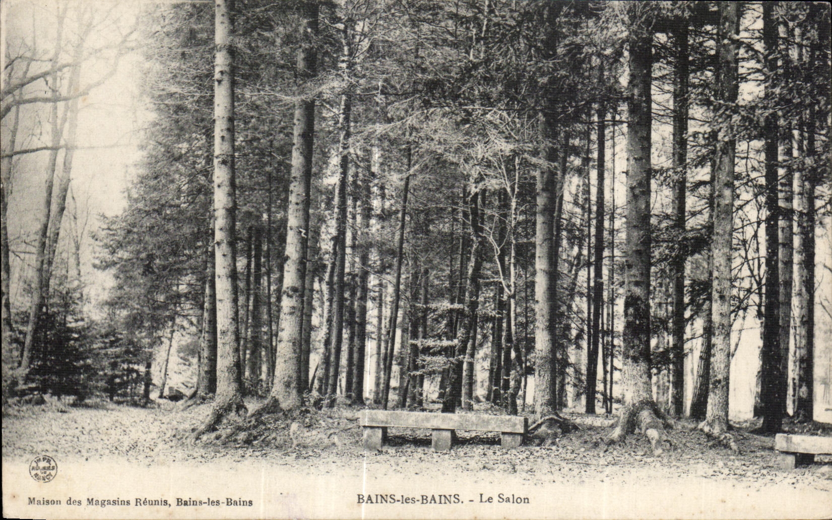 CPA Baths les Bains the Living room