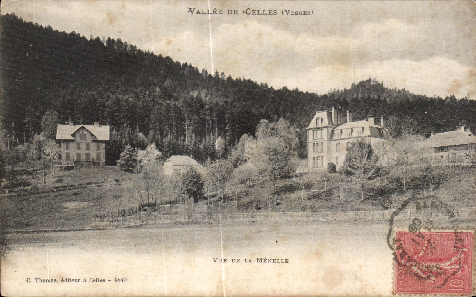 CPA Vallee de Celles (Vosges) Vue de la Menelle