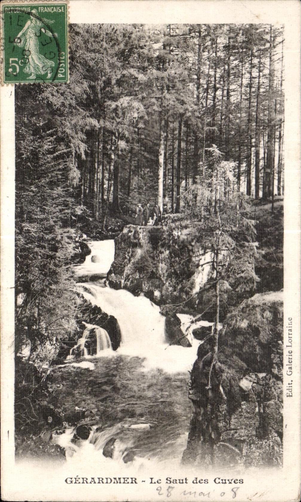 CPA Gerardmer Le Pont du Saut des Cuves